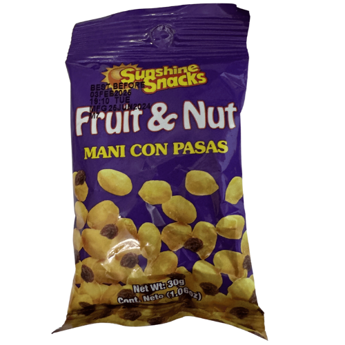 Snack - fruit and nut