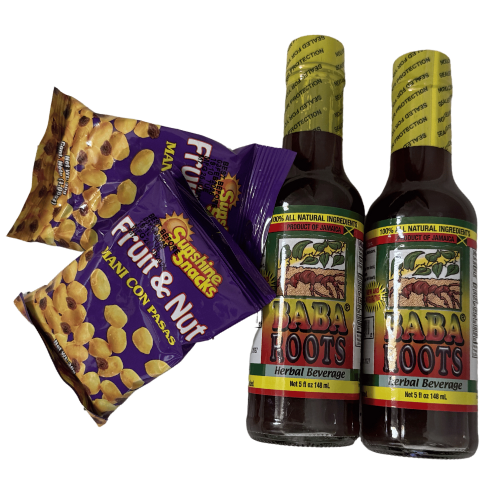 Drink bundle 2 Baba roots 2 fruit and nuts